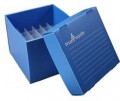 Heathrow Scientific HS120392 True North Freezer Box, 36 Wells, Blue-