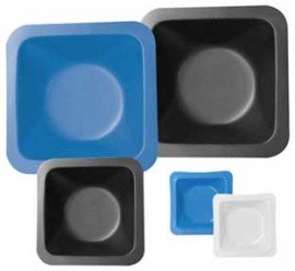 Heathrow Scientific HS1423C Standard Weighing Boat, Large, Black-