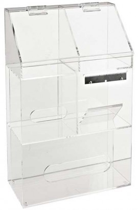 Heathrow Scientific HS234523 Clearly Safe Workstation Storage Bin-