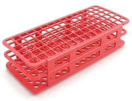 Heathrow Scientific HS243073R Support pliable bleu 13 mm ch., 5 &amp;agrave; 10 mL, rouge-