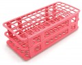 Heathrow Scientific HS243077R Rack Fold Blue 13mm EA, 5 to 15mL, Red-