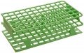 Heathrow Scientific HS27551C OneRack Test Tube Rack, 13 mm, Green, 8pk-