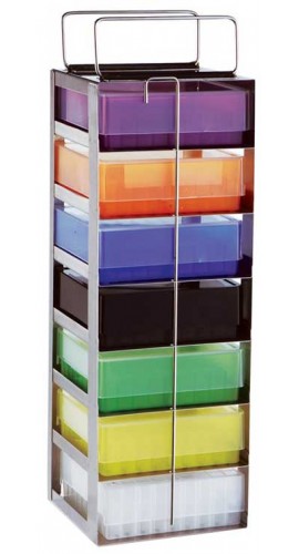 Heathrow Scientific HS2862A True North Chest Freezer Rack, 10 x 1, Steel-