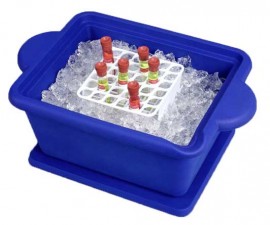 Heathrow Scientific HS28724B True North Cool Container, 4L, Arctic Blue-