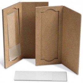 Heathrow Scientific HS9904 Cardboard Slide Mailer, 103 x 79 x 5 mm-