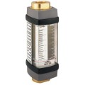 Hedland H205B-020 Variable Area Non-Steam Water Flow Meter, 1/4&quot; NPTF, 0.2 - 2 GPM-