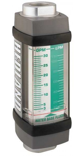 Hedland H213A-020 D&amp;eacute;bitm&amp;egrave;tre &amp;agrave; section variable, filetage 1/4&amp;quot; NPT, gamme de d&amp;eacute;bit de 0.2 - 2 gal/min-