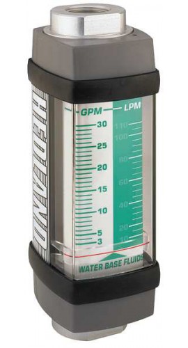 Hedland H713A-010 D&amp;eacute;bitm&amp;egrave;tre &amp;agrave; section variable, filetage 3/4&amp;quot; NPT, gamme de d&amp;eacute;bit de 1.0 - 10 gal/min -