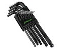 Hilmor 1839049 Hex Key Ball End Set, 0.050 to &amp;frac38;&amp;quot;-