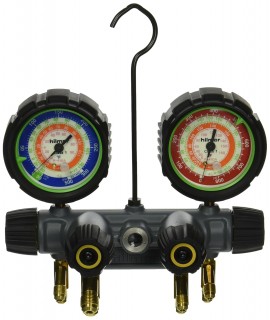 Hilmor 1839132 4-Valve Manifold, R22-404A-410A, 4V22404410-