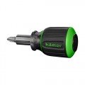 Hilmor 1891351 MTS 6 in 1 Stubby Multi Tool with rubber handle grip, 3/16 to 5/16&quot;-