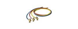 Hilmor 1935917 Refrigeration Hose with ball valve ends, 48&amp;quot;, 3-pack-