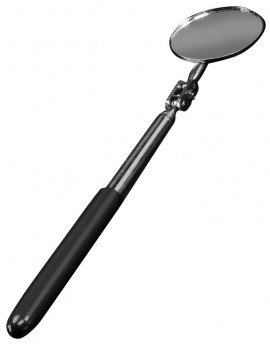 Hilmor M-2 Circular Telescoping Mirror, 2-¼"-