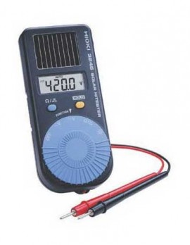Hioki 3245-60 Solar-Powered Digital HiTester, 600 V-