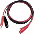 Hioki 9615 Red/Black High-Voltage Test Lead, 4.92ft-