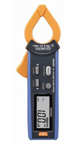 Hioki CM4001 AC Leakage Clamp Meter, 40 to 999.9 Hz With Wireless Adapter-