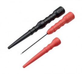 Hioki L4933 Ensemble de pointes de contact, 70 V CC/33 V CA, noir/rouge-