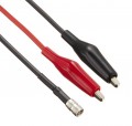 Hioki L9795-01 SMB to Alligator Clip Connection Cable, 33Vrms AC/70VDC-