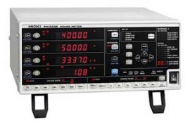 Hioki PW3336-02 Wattm&amp;egrave;tre CA/CC de table &amp;agrave; 2 canaux, 15 &amp;agrave; 1000 V, sortie N/A-