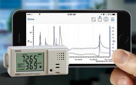 Onset HOBO MX1101-01 Temperature/RH Data Logger, Bluetooth Low Energy-