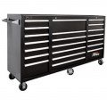Homak BK04021720 H2PRO S&amp;eacute;rie Cabinet roulant, 1.83 m, 21 tiroirs, noir-