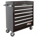 Homak H2Pro S&amp;eacute;rie Cabinet &amp;agrave; roulettes avec 6 tiroirs 914.4 mm, noir-
