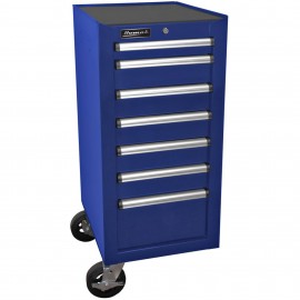 Homak BL08018070 Armoire lat&amp;eacute;rale s&amp;eacute;rie H2PRO<sup>MC</sup>, 457.2 mm, 7 tiroirs, bleu-