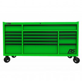 Homak LG04072160 RS Pro S&amp;eacute;rie Cabinet &amp;agrave; roulettes, 1.83 m, 16 tiroirs, vert-
