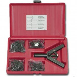 Huck PR-75K Ensemble de pose de rivets en plastique, avec 4 lots de rivets de d&amp;eacute;part-