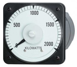 Hoyt HLS-80 AC Watt Meter, 3.25&amp;quot;, single phase/2-wire/50 or 60 Hz-