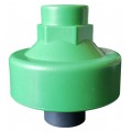 Icon Process Controls GI-PF Pressure Gauge Isolator, PVDF body, Teflon diaphragm-