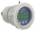 Icon Process Controls OBS-LE Series Pressure Gauge, 0 to 145 psi, &amp;frac12;&amp;quot; FNPT back mount, PP housing-