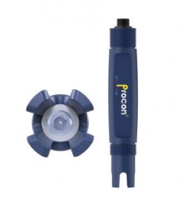 Icon Process Controls P14G-P-M-1-B-M P14G Series pH Sensor, PP Material, 4-20mA (2-wire, std) Output, PT 1000, Bulb, M12 Connection + 5m Cable, 3/4'' NPT-