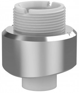 Icon Process Controls SWOL10 Raccord de d&amp;eacute;bitm&amp;egrave;tre &amp;agrave; insertion &amp;agrave; roue &amp;agrave; ailettes Truflo TI, adaptateur &amp;agrave; souder de 254 mm, 316SS-