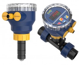 Icon Process Controls Truflo® TIF Series Insertion Paddle Wheel Flow Meter with PP body and EPDM seals, 6 to 24"-