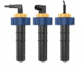 Icon Process Controls Truflo® TIW Series Insertion Paddle Wheel Flow Meter with PVC body and Viton seals, &amp;frac12; to 4&quot;-