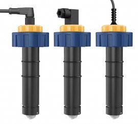 Icon Process Controls TIW-PF-L-X Paddle Wheel Flow Meter, PVDF, 6 to 24&amp;quot; pipe-
