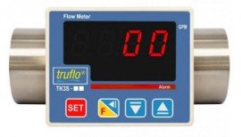 Icon Process Controls TK3S-15-SS Paddle Wheel Flow Meter with relay/flow rate pulse output, 0.5&amp;quot;-