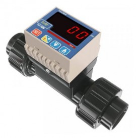 Icon Process Controls TKS-100-P Paddle Wheel Flow Meter with relay/pulse, PVC, 4&amp;quot;-