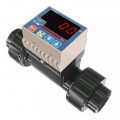 Icon Process Controls TKS-100-PP Paddle Wheel Flow Meter with relay/pulse, polypropylene, 4&amp;quot;-