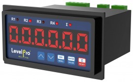 Icon Process Controls TVF-450P-1431 Afficheur de d&amp;eacute;bit avec entr&amp;eacute;e impulsionnelle et 4 sorties relais de 5 A, 24 V CC-