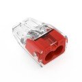 IDEAL Industries 30-1032 In-Sure Push-In Connector, Model 32 2-Port Red, 100-pack-
