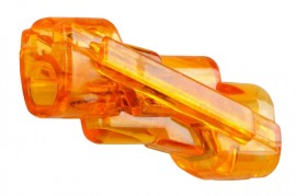 IDEAL Industries 30-1342S SpliceLine In-Line Wire Connectors, model 42, orange, 10-pack-