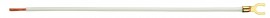 IDEAL Industries 30-3570 Non-Ground Stranded Wire Pgtail to #10 Fork/Stripped White, 1000-pack-
