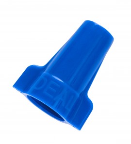 IDEAL Industries 30-554 Wing-Nut Connector, Model 454 Blue, 250-pack-