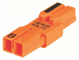 IDEAL Industries -1.11-396.67&amp;deg;C PowerPlug<sup>MD</sup> Connecteurs de luminaires Mod&amp;egrave;le 182 demi-femelle &amp;agrave; 2 fils, lot de 2500-