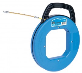 IDEAL Industries 31-061 S-Class® Fiberglass Fish Tape with Tuff-Grip Pro case and metal eyelet, 100&#039;-