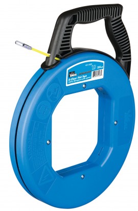 IDEAL Industries 31-063 S-Class® Fiberglass Fish Tape with Tuff-Grip Pro case and metal eyelet, 100&#039;-