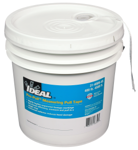 IDEAL Industries 31-400B-45 Pro-Pull™ Measuring Pull Tape, 400 lbs, 4500&#039; bucket-