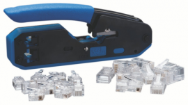 IDEAL Industries 33-396 Data/Voice Modular Plug Crimp Tool Kit-